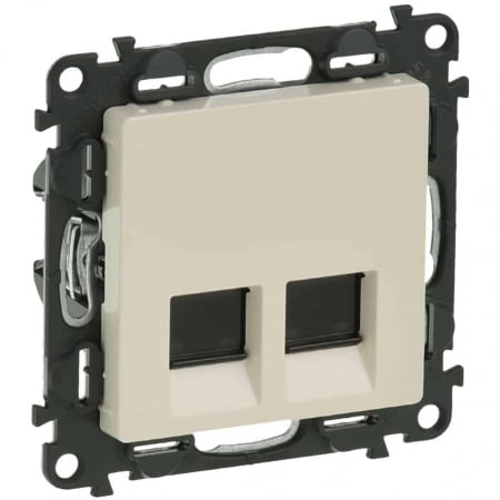 Legrand Valena Life - Priza dubla RJ45 FTP CAT5E Legrand Valena Life ivoar 753254