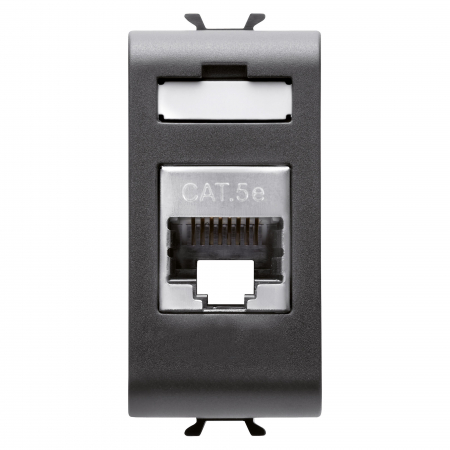 Prize Chorus - Priza FTP CAT 5E 1M Gewiss Chorus negru GW12422