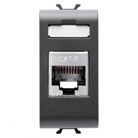 Prize Chorus - Priza FTP CAT 6E 1M Gewiss Chorus negru GW12424