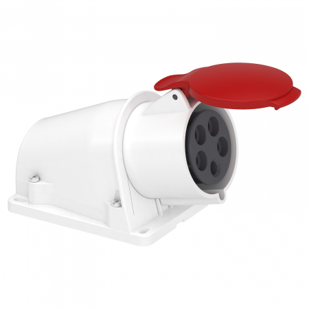 Prize si fise industriale - Priza industriala PT fixa 3P+N+E 32A Schneider 400V PKF32W435