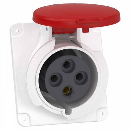 Accesorii - Priza industriala ST fixa 3P+E 32A Schneider 400V PKF32F434