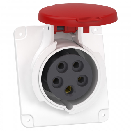 Accesorii - Priza industriala ST fixa 3P+N+E 16A Schneider 400V PKF16F435