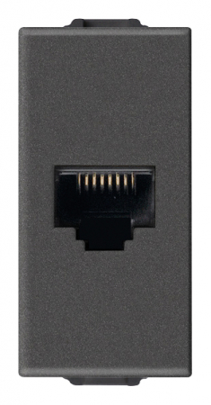 Vimar Neve - Priza internet RJ45 FTP CAT6 1M Vimar Neve carbon matt 09339.14.CM