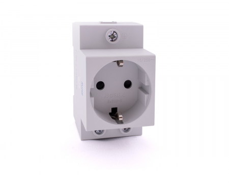 Prize sina DIN - Priza pe sina DIN 2P+E 16A 250V Noark 106195