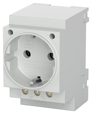 Prize sina DIN - Priza pe sina DIN 2P+E 16A 250V Siemens 5TE6800