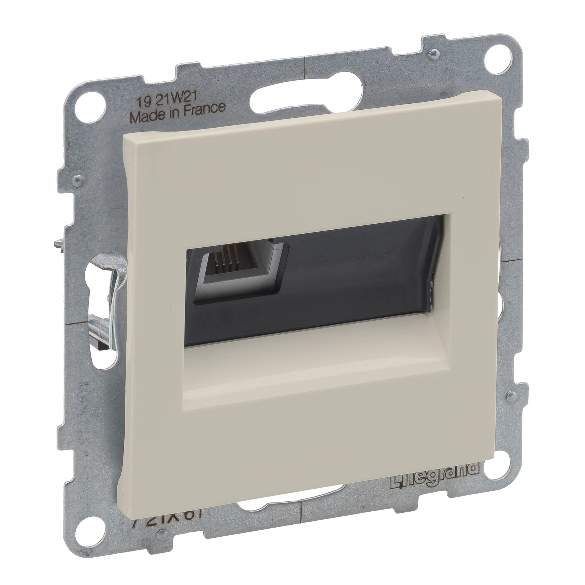 Legrand Suno - Priza RJ11 conectare rapida Legrand Suno ivoar 721261