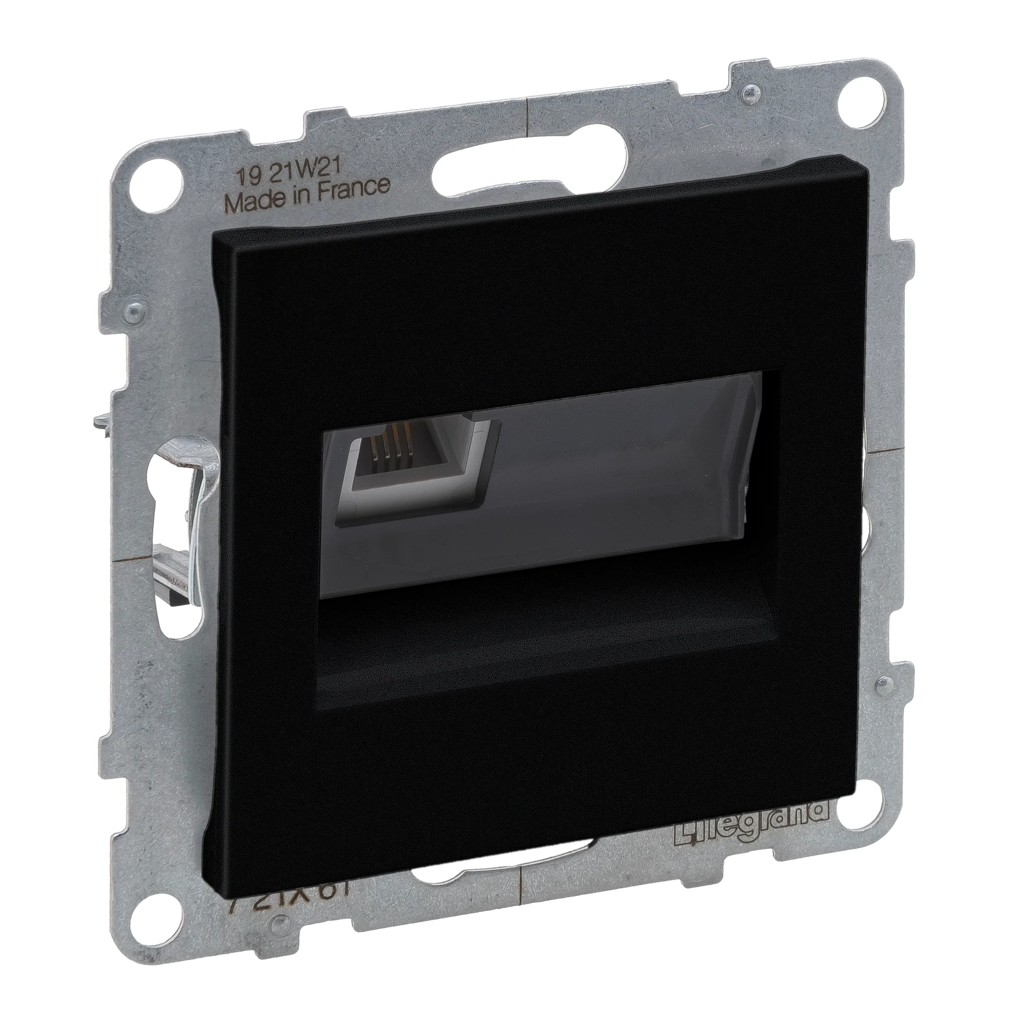 Legrand Suno - Priza RJ11 conectare rapida Legrand Suno negru 721461