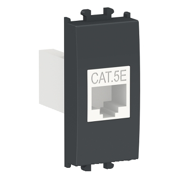 Schneider Easy Styl - Priza RJ45 CAT5 UTP 1M Schneider Easy Styl negru LMR6232003