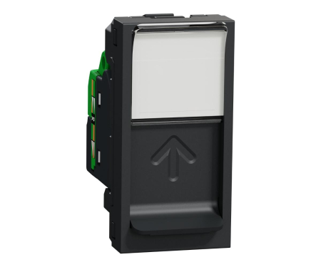 Schneider Noua Unica - Priza RJ45 CAT6 FTP 1M Schneider Noua Unica antracit NU344754