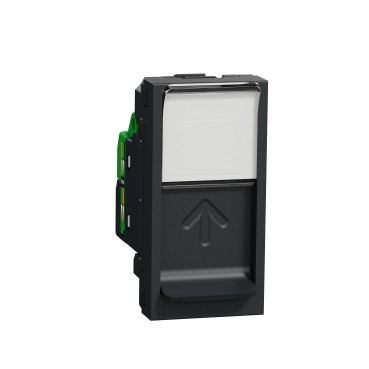 Prize Unica - Priza RJ45 CAT6A FTP 1M Schneider Noua Unica antracit NU344854