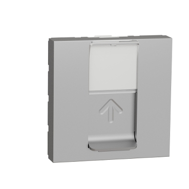 Schneider Noua Unica - Priza RJ45 CAT6A FTP 2M Schneider Noua Unica aluminiu NU344930