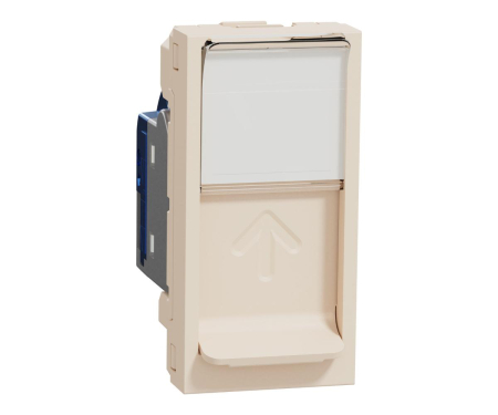Prize Unica - Priza RJ45 CAT6 STP 1M Schneider Noua Unica bej NU341644