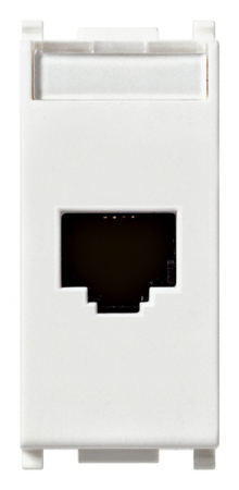Prize Plana - Priza RJ45 UTP Cat5 1M Vimar Plana alb 14339.11