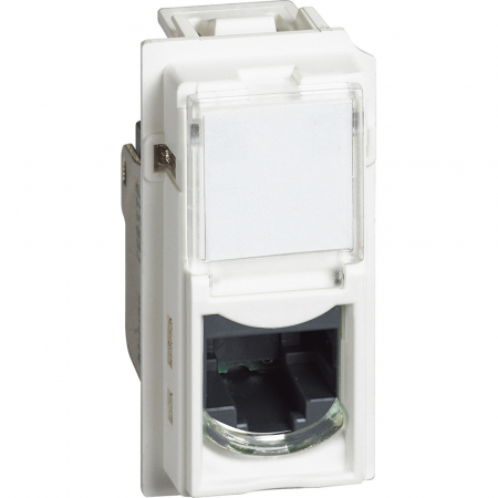 Prize Living Now - Priza RJ45 UTP CAT5E 1M Living Now Bticino alb KW4279C5E