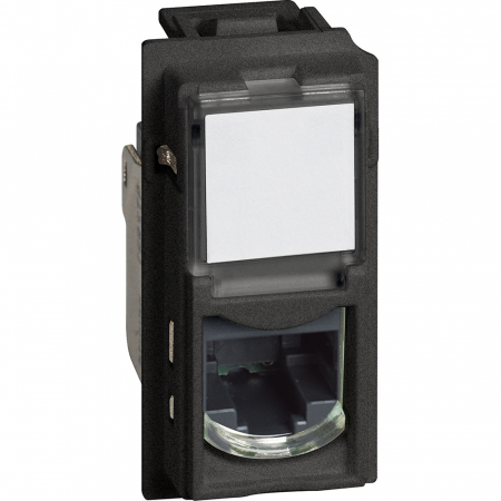 Prize Living Now - Priza RJ45 UTP CAT5E 1M Living Now Bticino negru KG4279C5E