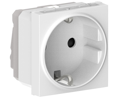 Himel Flexo - Priza schuko 2M 16A Flexo Himel alb HWDFSS