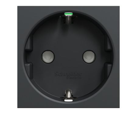 Priza schuko 2M borne aut Schneider Noua Unica antracit NU305754 [1]