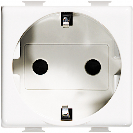 Prize si intrerupatoare - Priza schuko 2M Matix Bticino alb AM5440/2
