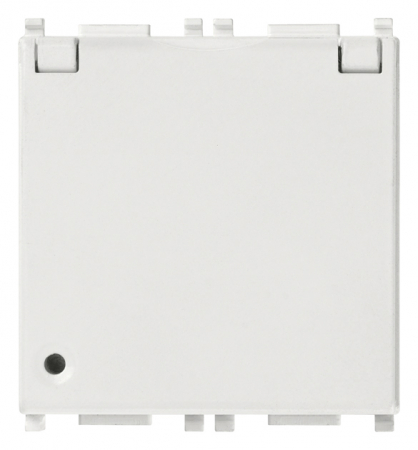 Prize Plana - Priza schuko cu capac standard german 2M Vimar Plana alb 14208.C