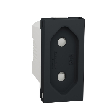 Schneider Noua Unica - Priza simpla standard europran 1M Schneider Noua Unica antracit NU303154