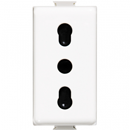 Prize si intrerupatoare - Priza standard italian 16A 1M  Matix Bticino alb AM5180