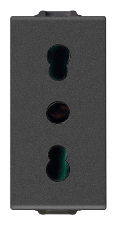 Prize Neve - Priza standard italian 1M 16A Vimar Neve carbon matt 09203.CM
