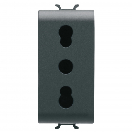 Prize Chorus - Priza standard italian 1M Gewiss Chorus negru GW12203