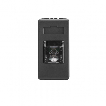 Prize System - Priza Telefon 1M Gewiss System negru GW21251