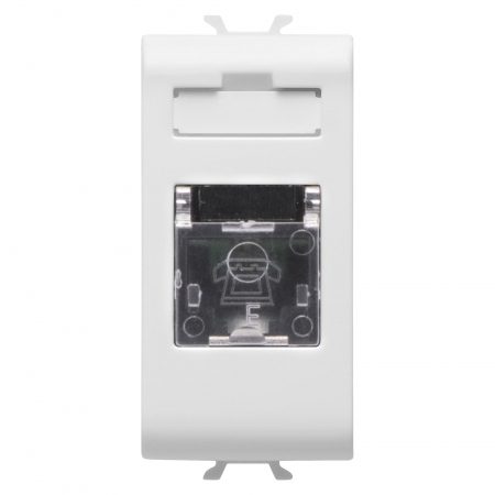 Prize si intrerupatoare - Priza Telefon RJ11 1M Gewiss Chorus alb GW10401
