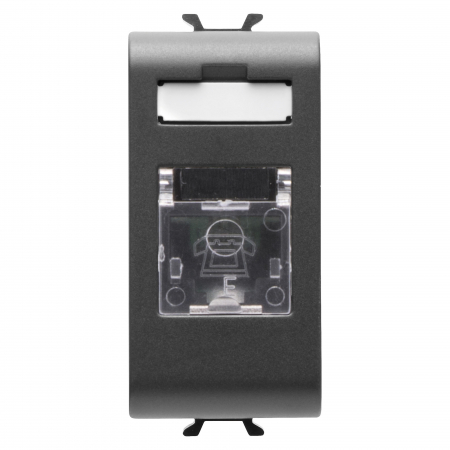 Gewiss Chorus - Priza Telefon RJ11 1M Gewiss Chorus negru GW12401