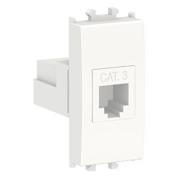 Prize Easy Styl - Priza telefon RJ11 1M Schneider Easy Styl alb LMR6231001