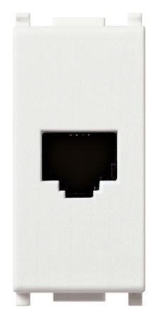Prize Plana - Priza telefon RJ11 1M Vimar Plana alb 14320