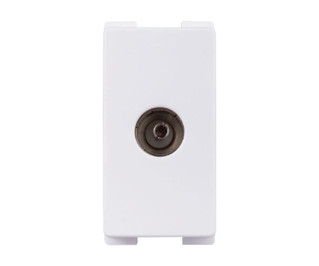 Himel Flexo - Priza TV de capat 1M Flexo Himel alb HWDFLSTV