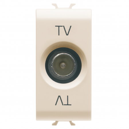 Gewiss Chorus - Priza TV de capat 1M Gewiss Chorus Ivory GW11361
