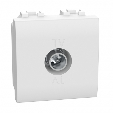 Bticino Living Light - Priza TV de capat 2M Living Light Bticino alb N4202M2DN