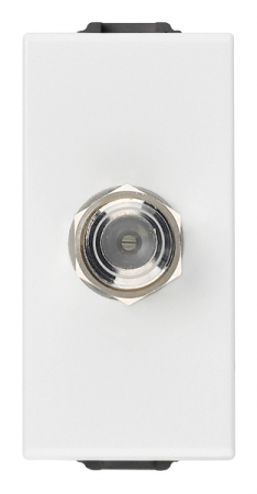 Prize Neve - Priza TV de capat tip F 1M Vimar Neve alb 09318