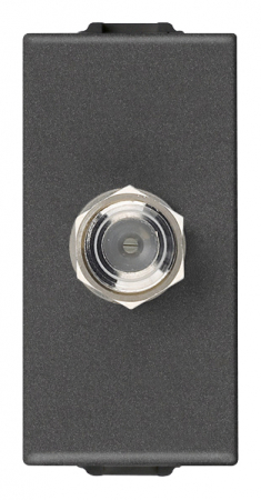 Prize Neve - Priza TV de capat tip F 1M Vimar Neve carbon matt 09318.CM