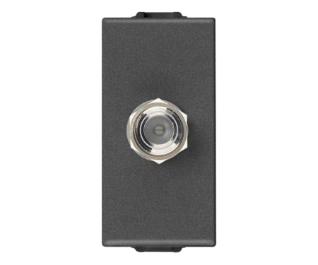 Prize Neve - Priza TV de capat tip F 1M Vimar Neve carbon matt 09318.CM