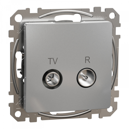Prize Sedna - Priza TV/R capat 4 dB Schneider Sedna aluminiu SDD113471R