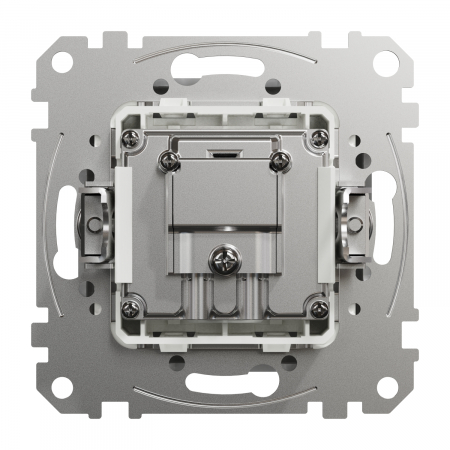 Priza TV/R trecere 7 dB Schneider Sedna aluminiu SDD113474R [2]