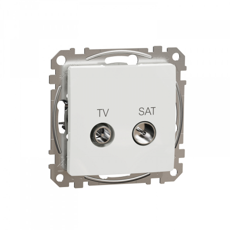 Prize Sedna - Priza TV/SAT capat 4 dB Schneider Sedna alb SDD111471S