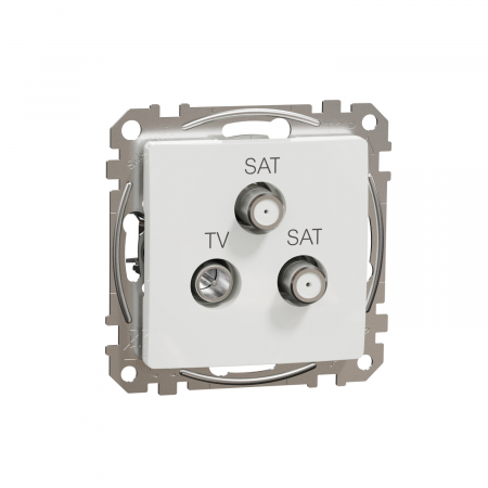 Prize Sedna - Priza TV/SAT/SAT capat 4 dB Schneider Sedna alb SDD111481S