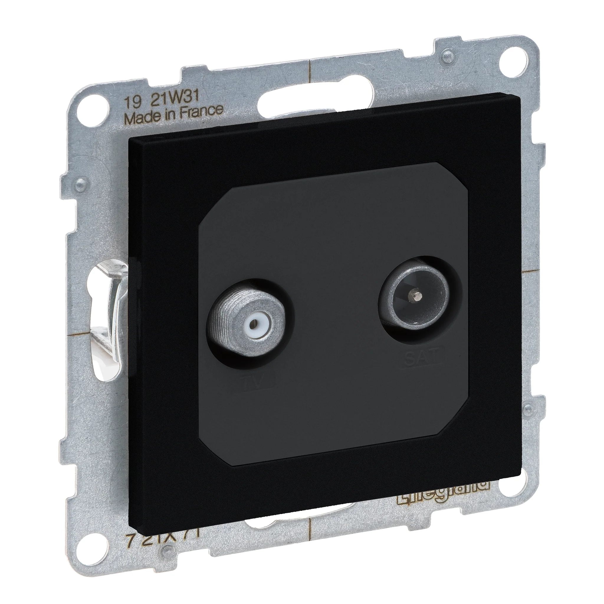 Legrand Suno - Priza TV-SAT tata si tip F Legrand Suno negru 721471