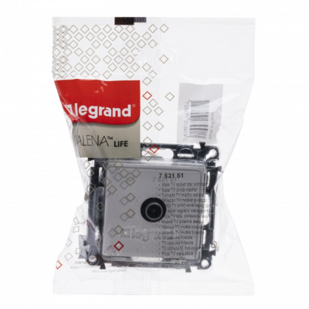 Priza TV tata conexiune stea Legrand Valena Life alb 753151 [1]