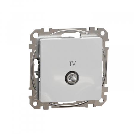 Prize Sedna - Priza TV trecere 10 dB Schneider Sedna aluminiu SDD113478