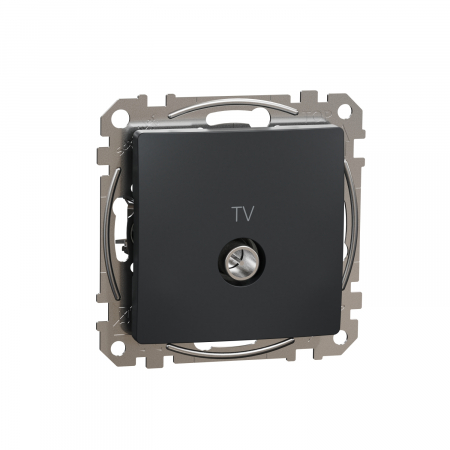 Priza TV trecere 7 dB Schneider Sedna antracit SDD114474 [1]