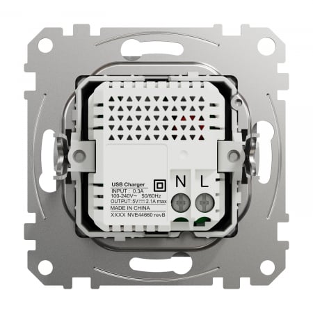 Priza USB tip A+A 2.1A Schneider Sedna aluminiu SDD113401 [2]