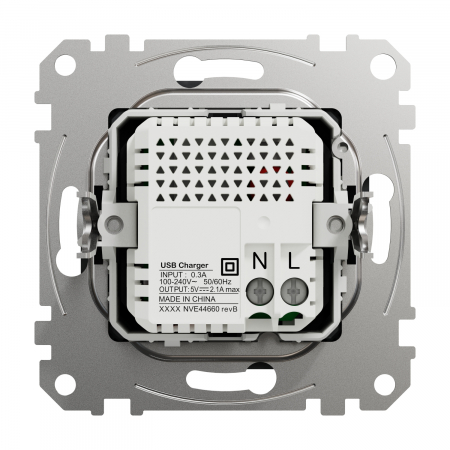 Priza USB tip A+A 2.1A Schneider Sedna antracit SDD114401 [2]