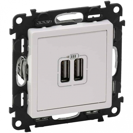 Prize Valena Life - Priza USB tip A dubla 5V 1500mA Legrand Valena Life alb 753112