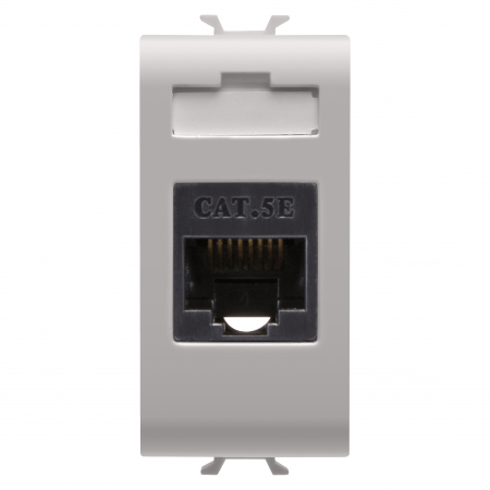 Prize Chorus - Priza UTP CAT 5E 1M Gewiss Chorus bej satinat MAT GW13421